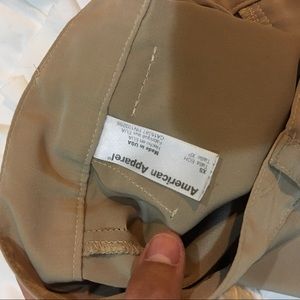 AA high waisted nude trousers